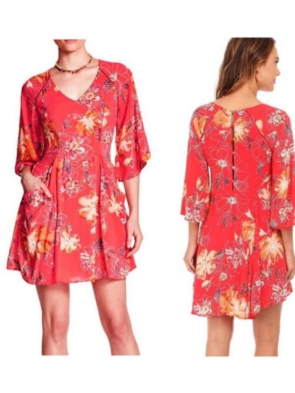 EUC Free People Eyes on You Dress Size 0